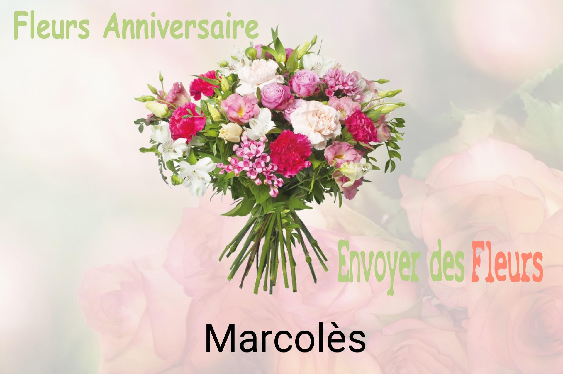 Bouquet de fleurs d’anniversaire livré à Marcolès